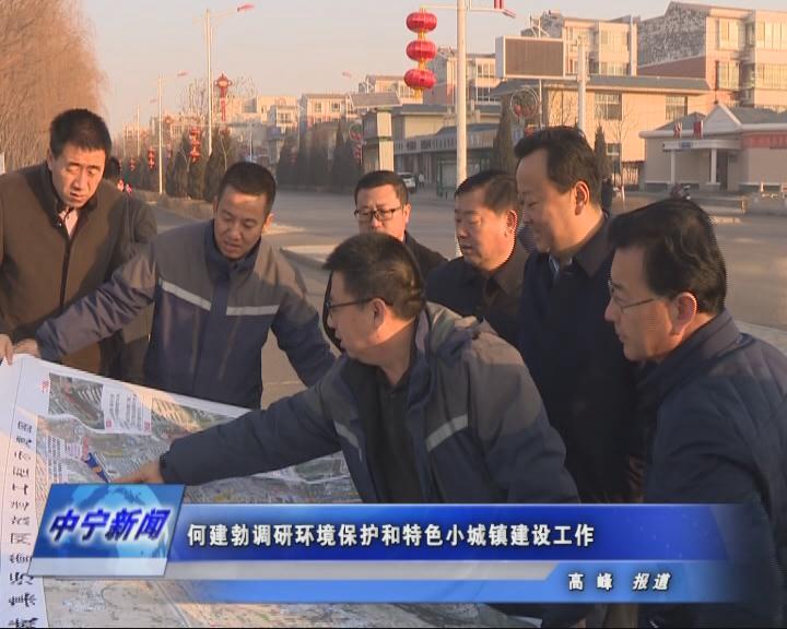 何建勃调研环境保护和特色小城镇建设工作